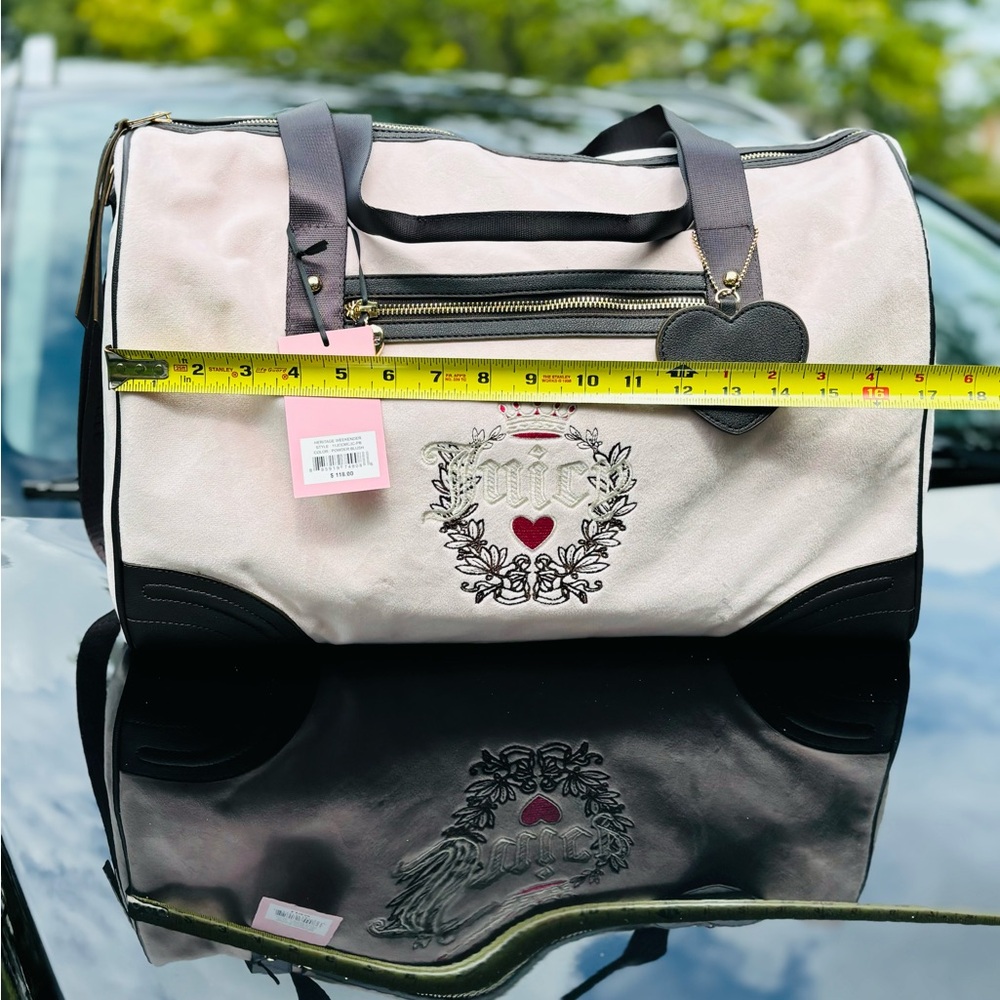Juicy Couture Pink and Black Travel Bag - Picture 6 of 8